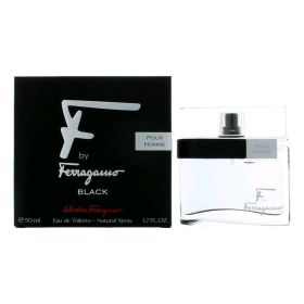 F Black by Salvatore Ferragamo, 1.7 oz EDT Spray for Men