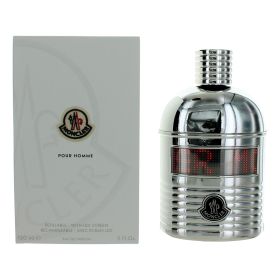 Moncler Pour Homme by Moncler, 5oz Refillable EDP Spray men with LED Screen