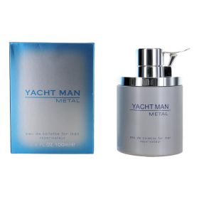 Yacht Man Metal by Myrurgia, 3.4 oz EDT Spray for Men