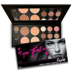 RUDE In Your Face 3-in-1 Palette