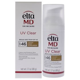 UV Clear Facial Sunscreen SPF 46 - Tinted by EltaMD for Unisex - 1.7 oz Sunscreen