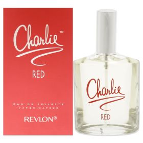 Charlie Red by Revlon for Women - 3.3 oz EDT Spray