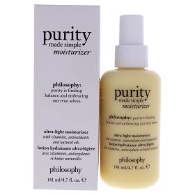 Purity Made Simple Ultra Light Moisturizer by Philosophy for Women - 4.7 oz Moisturizer