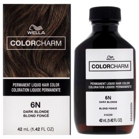 Color Charm Permanent Liquid Hair Color - 6N Dark Blonde by Wella for Unisex - 1.42 oz Hair Color