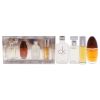 Calvin Klein Variety by Calvin Klein for Women - 4 Pc Mini Gift Set 0.5oz Obsession EDP Spray, 0.5oz CK One EDT Splash, 0.5oz Eternity EDP Spray