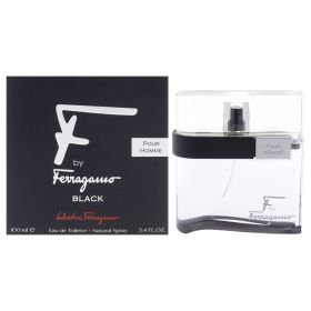 F Black by Salvatore Ferragamo for Men - 3.4 oz EDT Spray