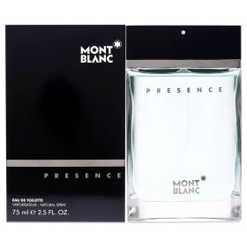 Mont Blanc Presence by Mont Blanc for Men - 2.5 oz EDT Spray