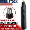 Electric Nose Ear Hair Trimmer Eyebrow Shaver Nose Hair Clipper Groomer For MEN