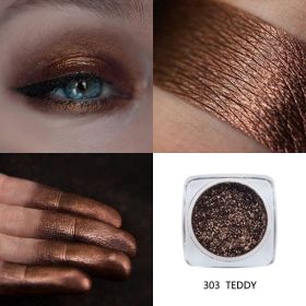 Pearlescent eye shadow powder (Option: 303 TEDDY)