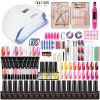 Nail Set Gel Nail Polish Set With UV LED Lamp Dryer Semi Permanent Gel Varnish Set Professional Nail Art Tools Kit Manicure Set