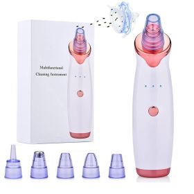 Rejuvenate Your Skin - Blackhead Remover Vacuum - Facial Pore Vacuum Extractor Electric Pore Cleaner (Color: White)