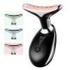 Face Massager Anti-Wrinkle Face Device 3 Modes 45°C Neck Lifting Massagers LED High Frequency Beauty Instrumen EMS Face Massage for Women